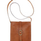 Patricia Nash Women's Pouch Smooth Leather Crossbody Brown Size Regular