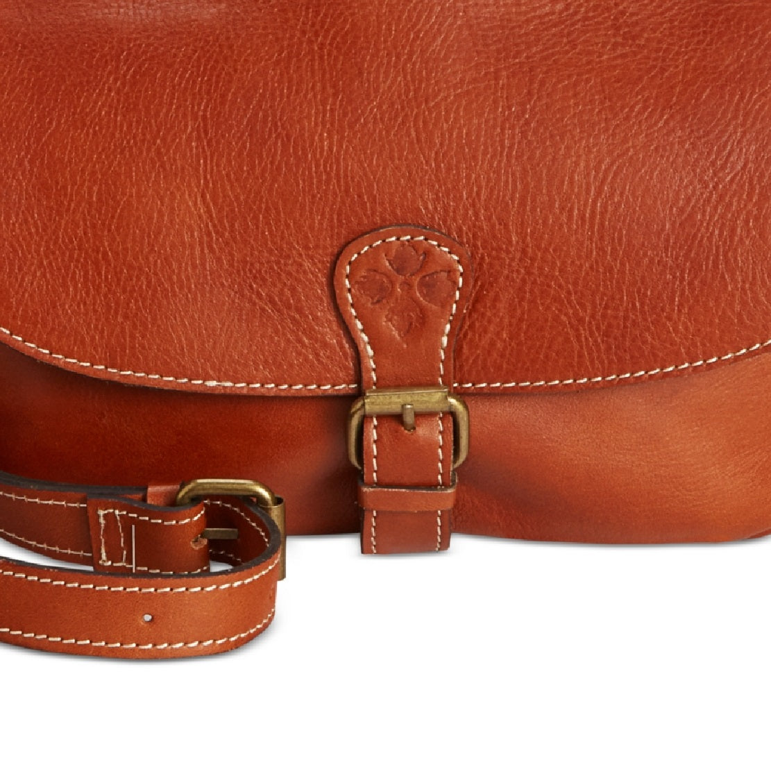 Patricia Nash Women's London Smooth Leather Saddle Bag Brown Size Regular