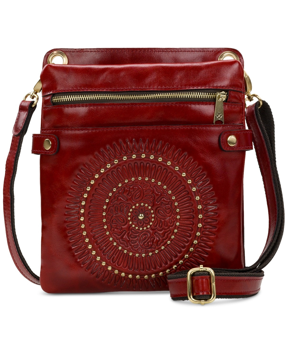 Patricia Nash Women's Francesca Leather Crossbody Red Size Regular