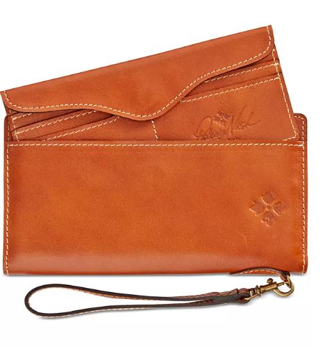 Patricia Nash Women's Valentia Smooth Leather Wallet Brown Size Regular