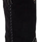 Patricia Nash Women's Suede Pointed Toe Mid Calf Cowboy Boots Black Size 5.5 M