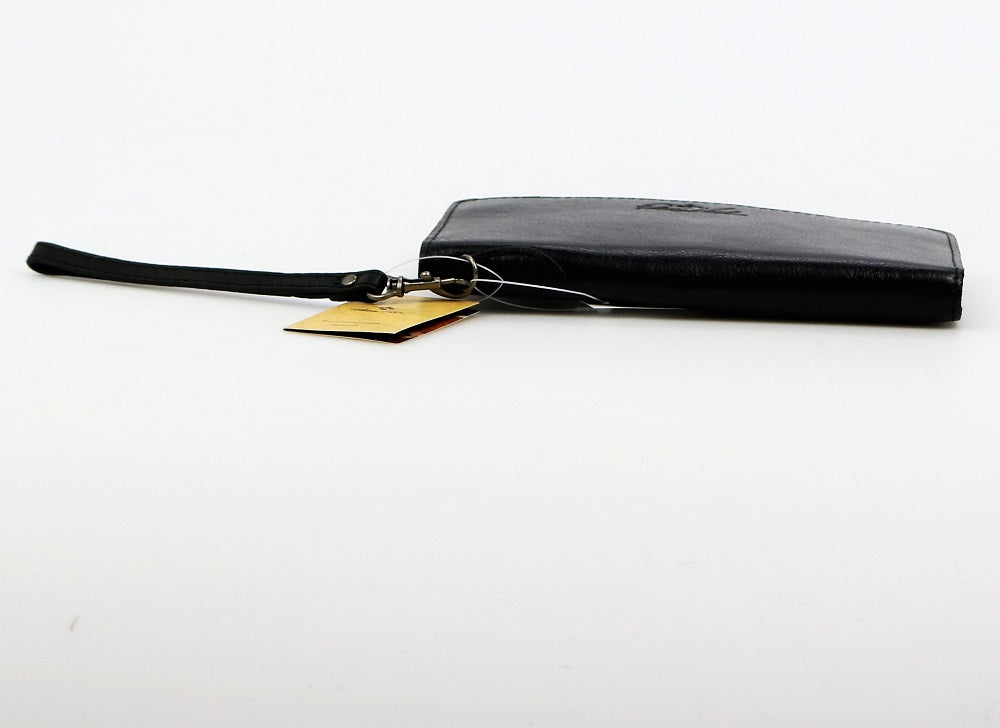 Patricia Nash Valentia Smooth Leather Wallet Black One Size