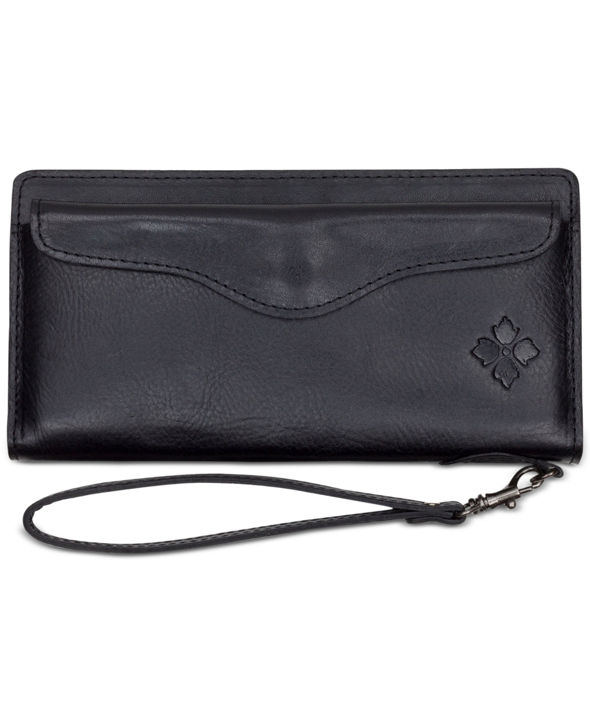 Patricia Nash Valentia Smooth Leather Wallet Black One Size