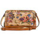 Patricia Nash Women's French Tapestry Andria Leather Crossbody Brown Size Regular