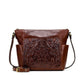 Patricia Nash Women's Leather Aveley Crossbody Bag Brown Size Regular