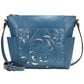 Patricia Nash Women's Aveley Leather Crossbody Blue Size Regular