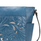 Patricia Nash Women's Aveley Leather Crossbody Blue Size Regular