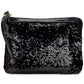 Patricia Nash Women's Cassini Leather Sequin Wristlet Black Size Regular
