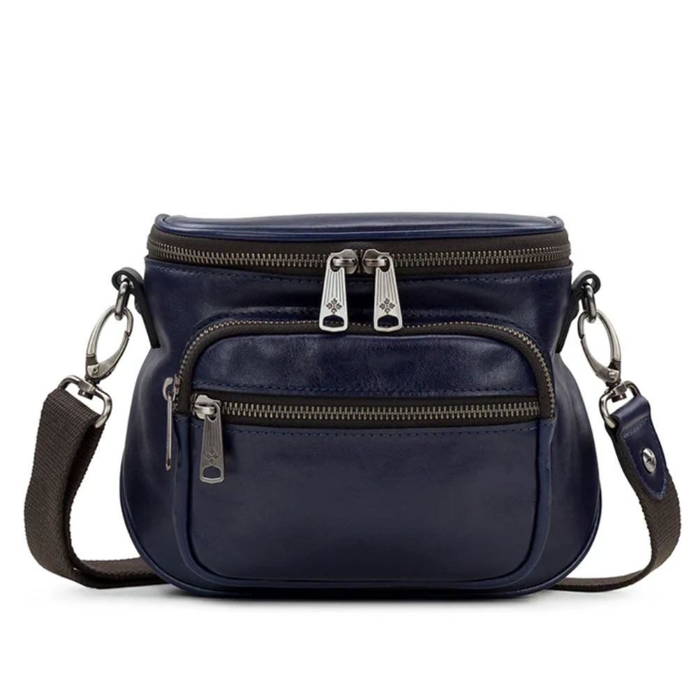 Patricia Nash Argentiera Camera Crossbody - Vintage Distressed Leather