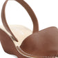 Kenneth Cole Reaction Women's Fine Glass Wedge Sandals Brown Size 6.5 M