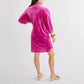 Caryn Lawn - Betsy Velvet Collar Dress