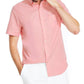 Nautica Men's Stretch Oxford Shirt Red Size Large