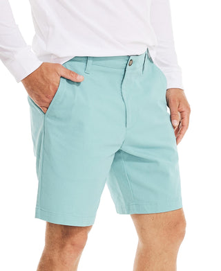 Nautica Men's Stretch Classic Fit Deck Shorts Green Size 36