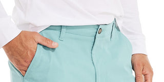 Nautica Men's Stretch Classic Fit Deck Shorts Green Size 36