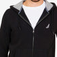 Nautica Men's Classic Fit Soft Knit Fleece Zip Hoodie Black Size Large