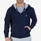 Nautica Men's Zip Up Hoodie Blue Size 4XL