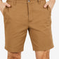Nautica Men's Classic Fit Deck Shorts Brown Size 38
