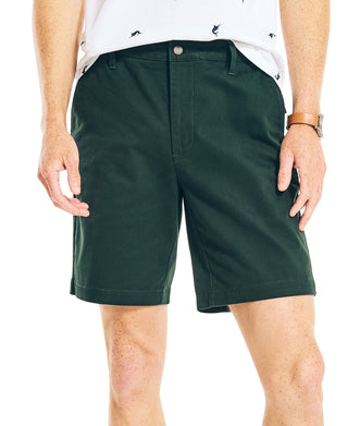 Nautica Men's Stretch Classic Fit Deck Shorts Green Size 30