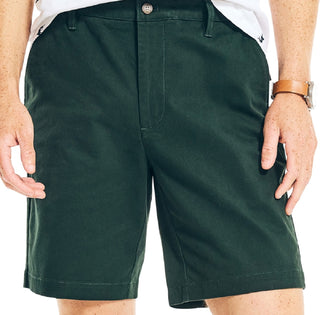 Nautica Men's Stretch Classic Fit Deck Shorts Green Size 30