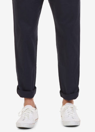 Nautica Men's Big & Tall Anchor Flat Front Twill Pants Blue Size 60X30