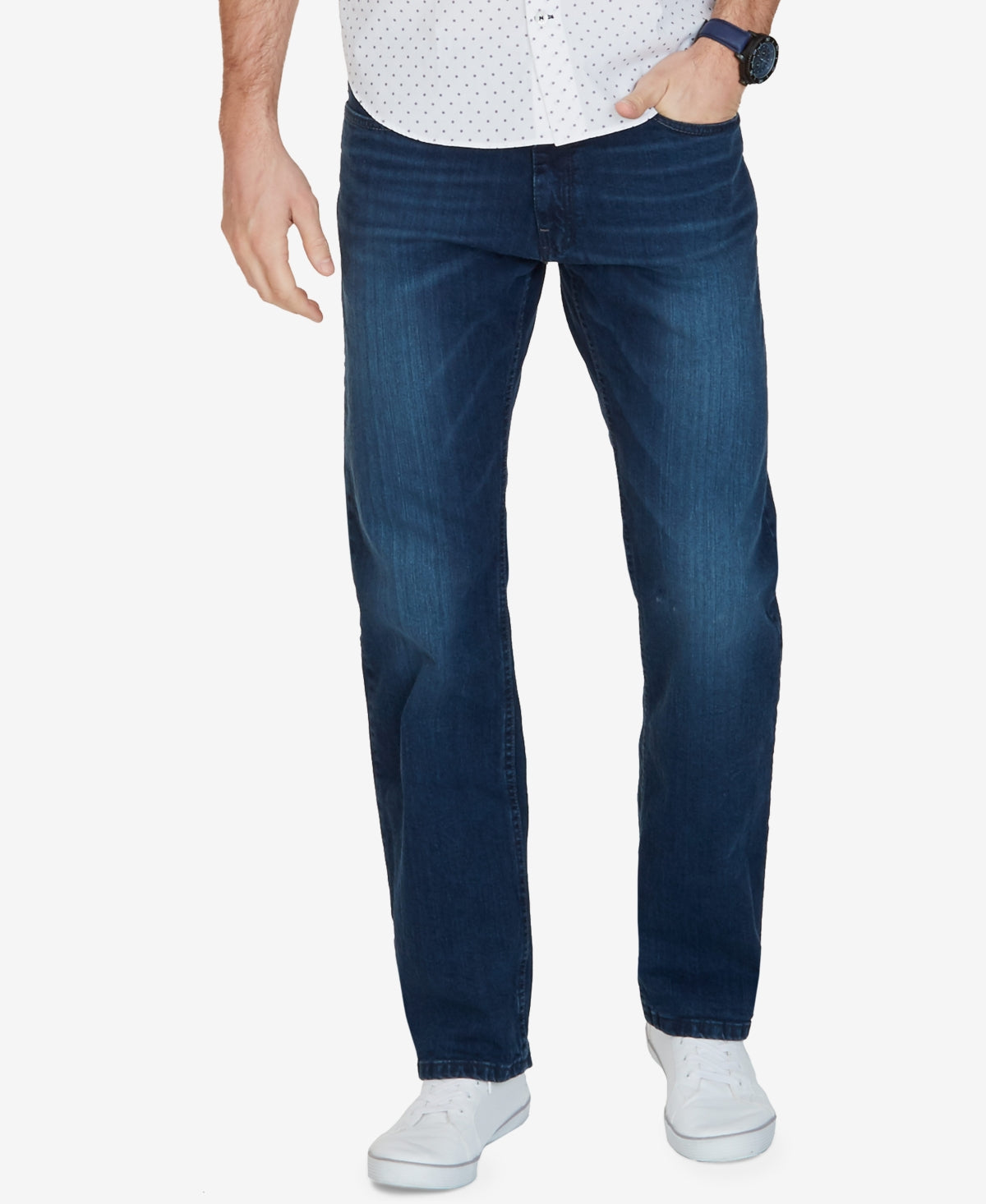 Nautica Men's Big & Tall Relaxed Fit Jeans Blue Size 48X34