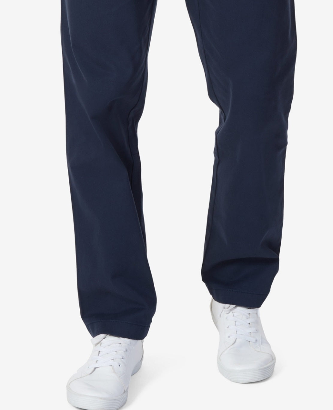 Nautica Men's Classic Fit Stretch Solid Flat Front Chino Deck Pants Blue Size 30X30