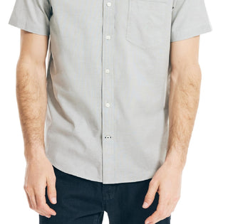 Nautica Men's Stretch Oxford Shirt Green Size Small