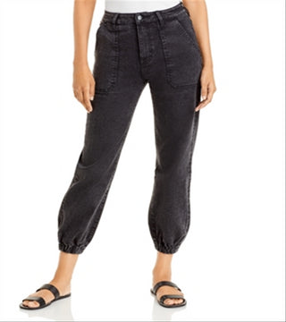 Aqua Women's Jackie Jogger Jeans Black Size 29