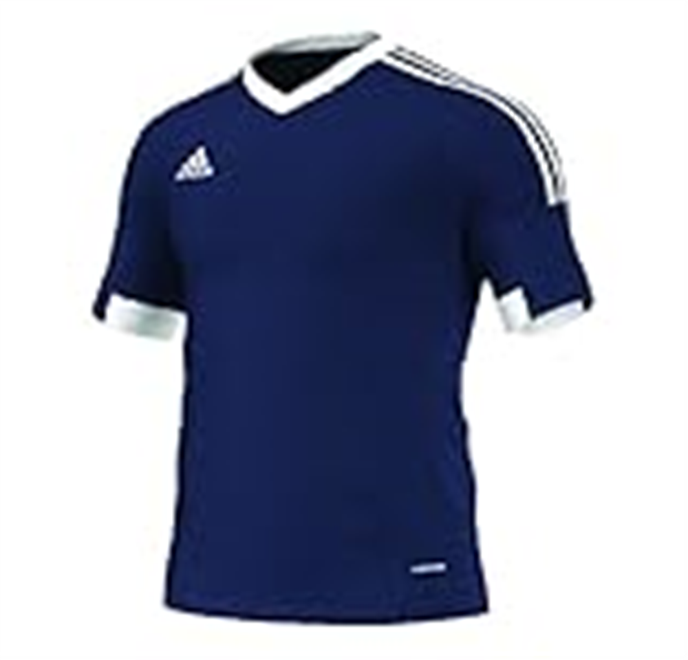 adidas Men's Soccer Jersey Blue Size Medium