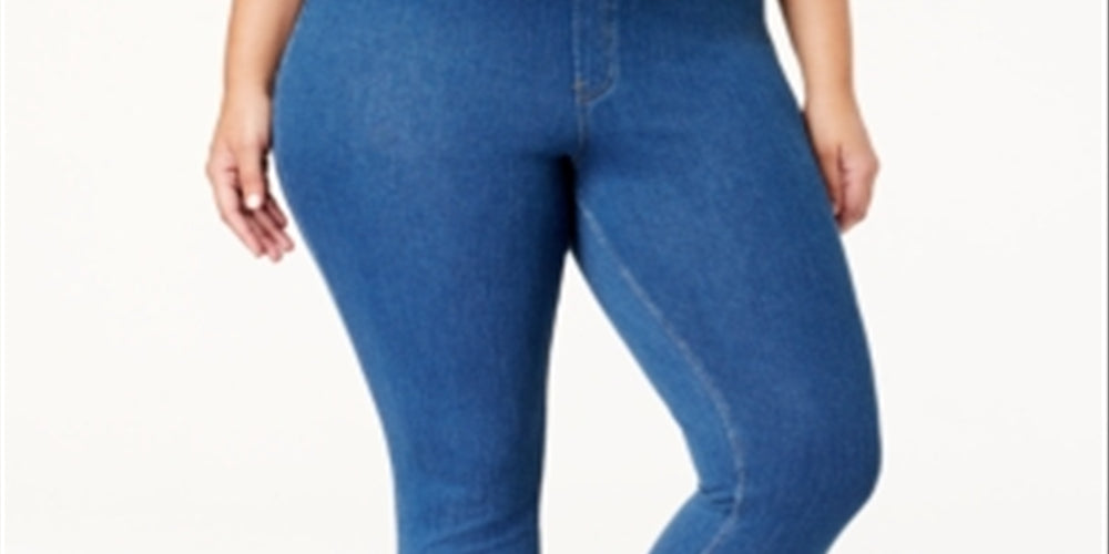 Hue Women's Original Denim Leggings Blue Size 1X