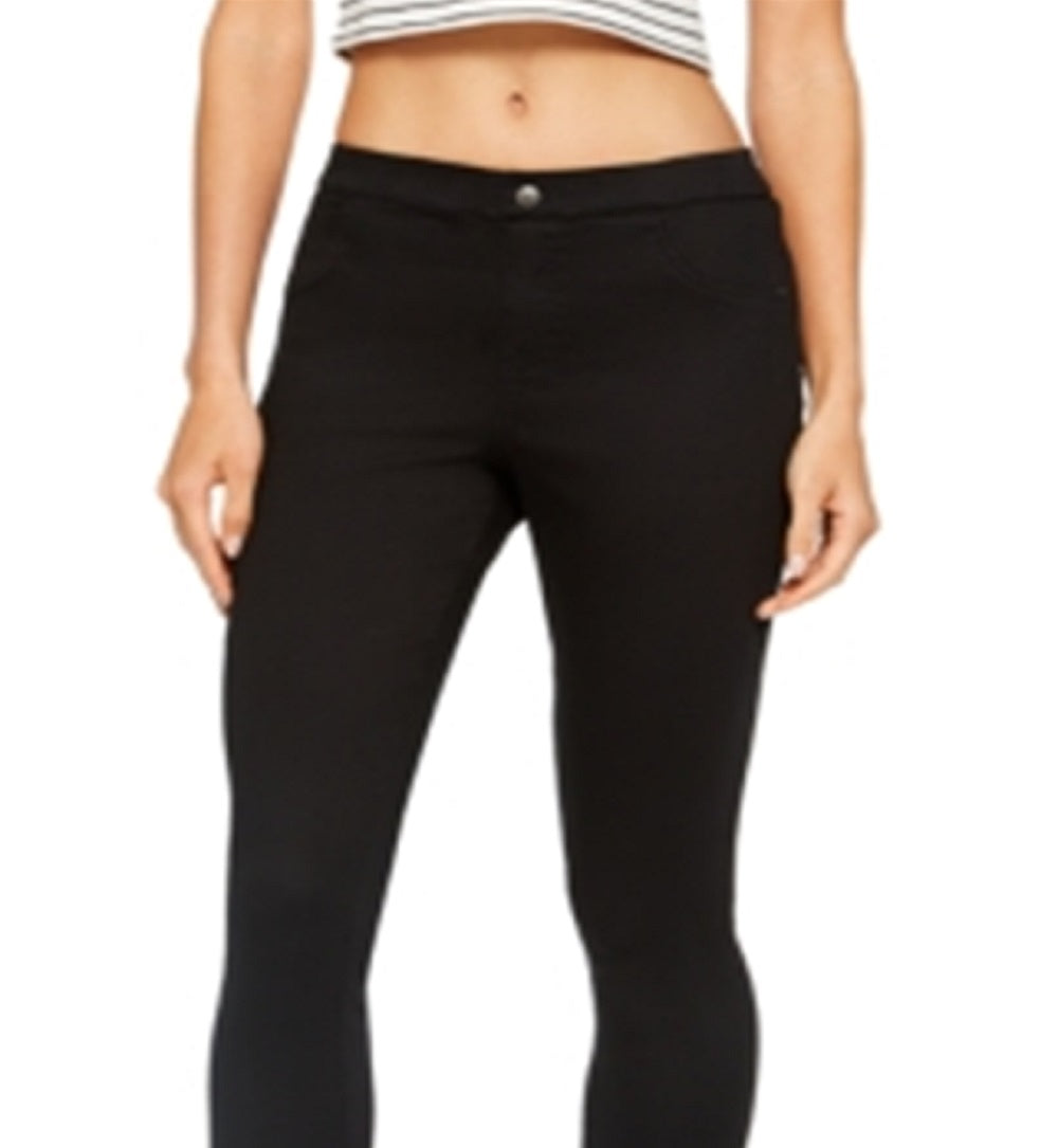 HUE Women's Classic Smooth Denim Capris Black Size Small