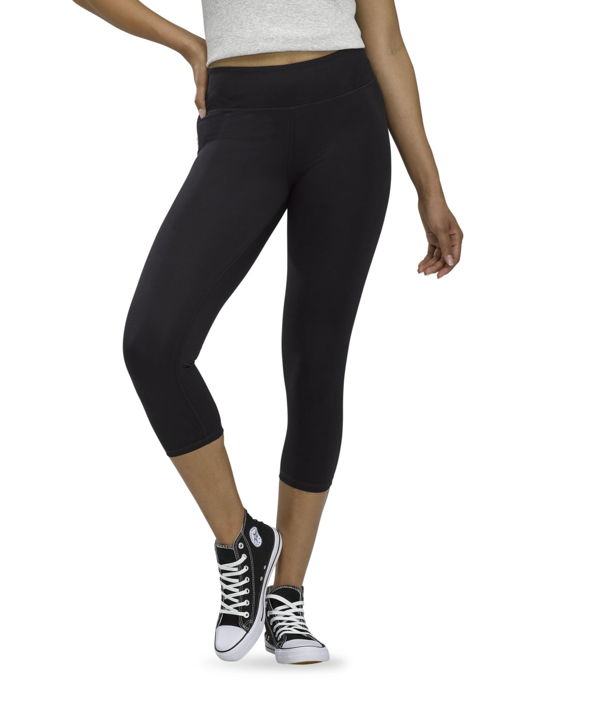 Hue Women's Capri Leggings in Cool Breeze Size Variable