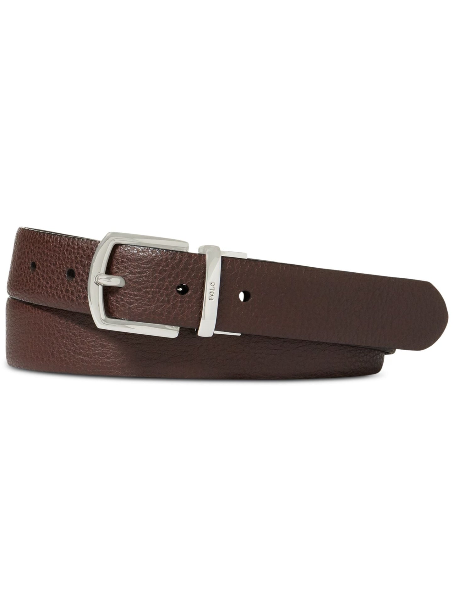 Ralph Lauren Men's Reversible Pebble Leather Belt Brown Size 38