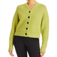 Proenza Schouler Women's Label Fluffy Knit Cardigan Green Size Small