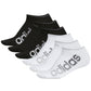 adidas Women's 6 Pk Linear Superlite Ii No Show Socks White Size 4-10