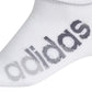 adidas Women's 6 Pk Linear Superlite Ii No Show Socks White Size 4-10