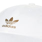 adidas Men's Logo Relaxed Fit Adjustable Cap White Size Regular