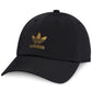 adidas Men's Originals Relaxed Color Reflective Logo Cap Black Size Regular