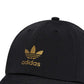 adidas Men's Originals Relaxed Color Reflective Logo Cap Black Size Regular