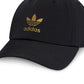 adidas Men's Originals Relaxed Color Reflective Logo Cap Black Size Regular