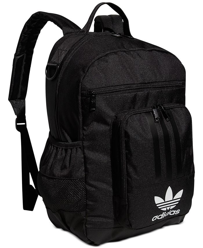 adidas 3 stripes backpack 2.0 Adidas Originals Men's 3 Stripes 2.0 Backpack Black Size Regular