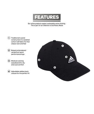 adidas Men's Ultimate Cap Black Size Regular