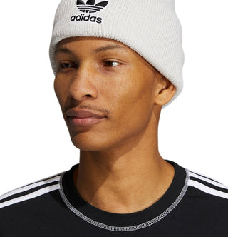 adidas Men's Trefoil Beanie White Size Regular
