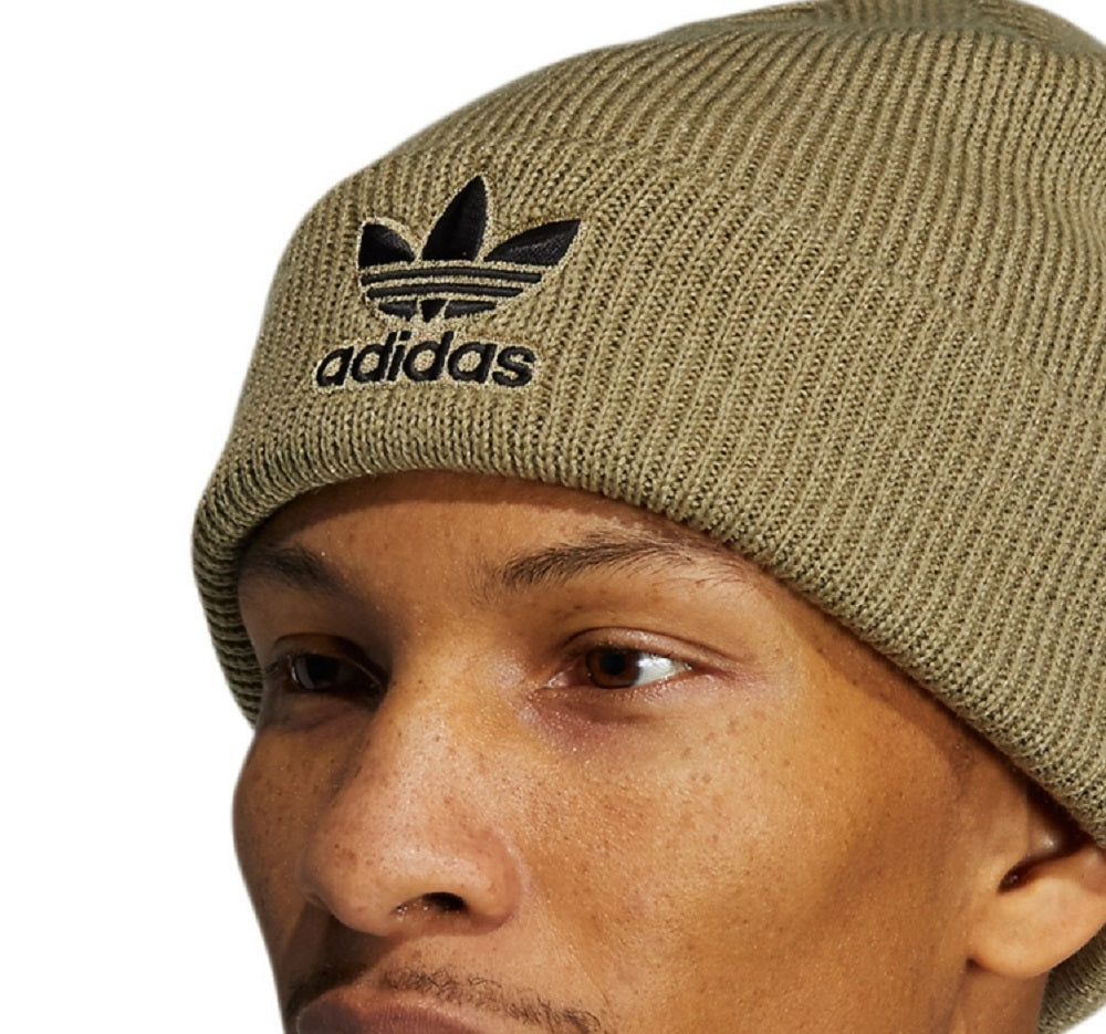 Adidas Men's Trefoil Beanie Green Size Regular