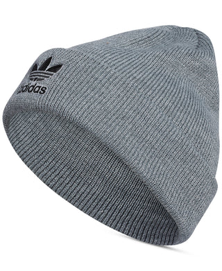 adidas Men's Trefoil Beanie Gray Size Regular