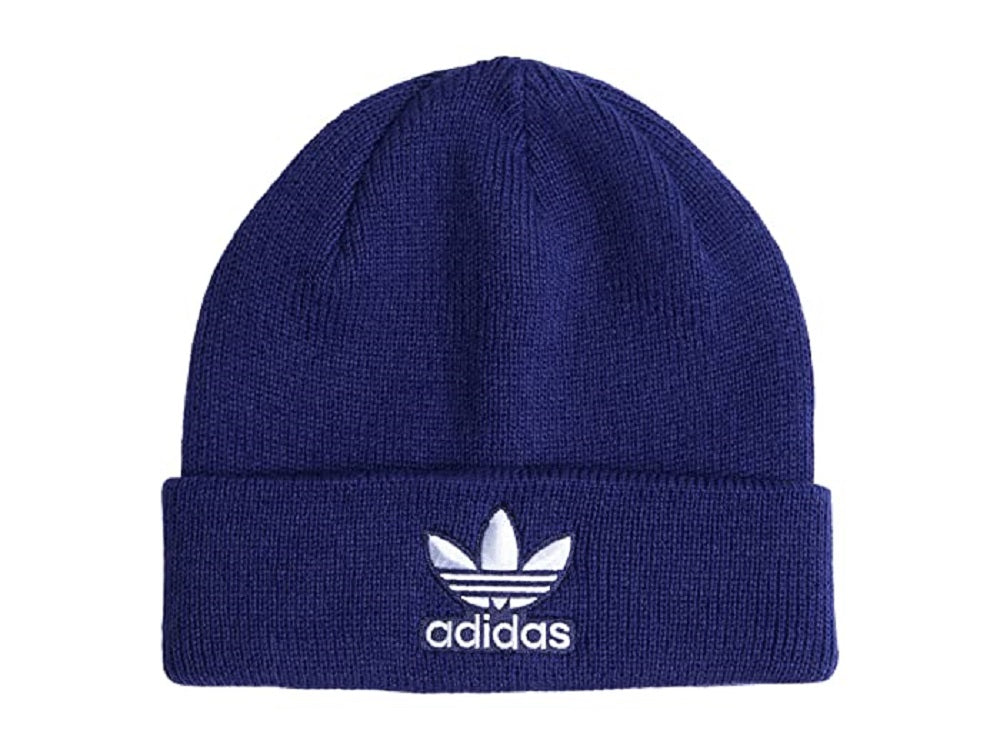adidas Men's Trefoil Beanie Blue Size Regular