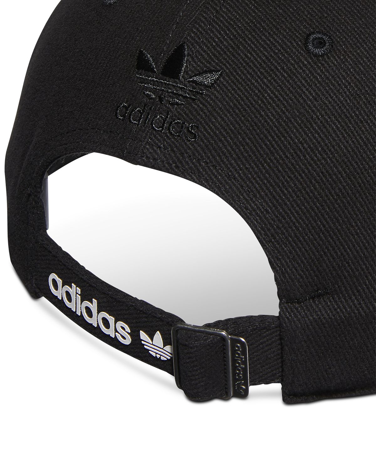 adidas Men's Originals Trefoil Logo Cap Black Size Regular