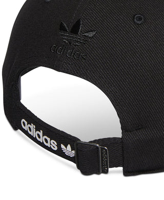 adidas Men's Originals Trefoil Logo Cap Black Size Regular