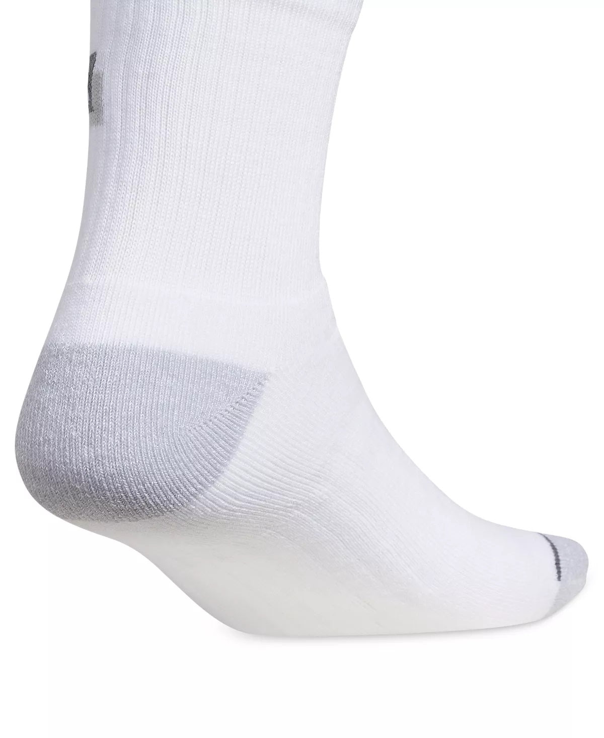 adidas Men's 3 Pk Sport Linear 2 High Quarter Socks White Size Regular