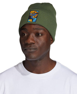 adidas Men's Camo Beanie Green Size Regular